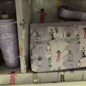 Betsey Johnson Lavender Ski Print 3 Piece Bundle